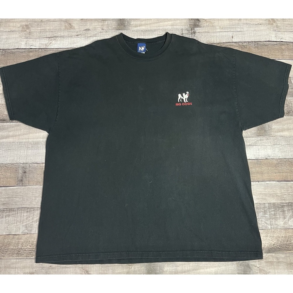 Big Dogs Shirt Size 3XL Black Iron Cross Choppers Motorcycle Style